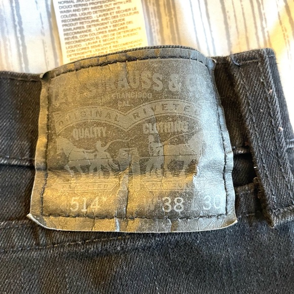 Levi’s 514 straight fit jeans. Black - Picture 2 of 4